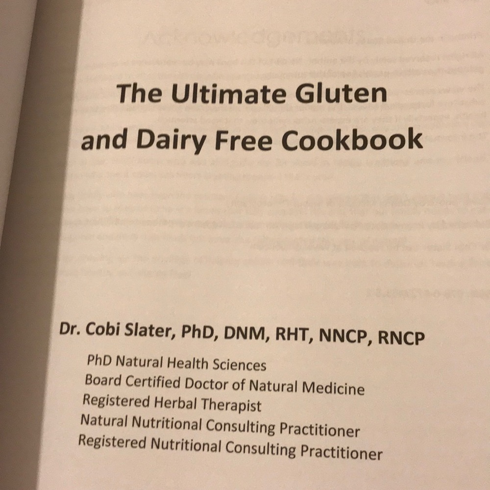 ULTIMATE GLUTEN&DAIRY FREE COOK BOOK - Picture 8 of 8
